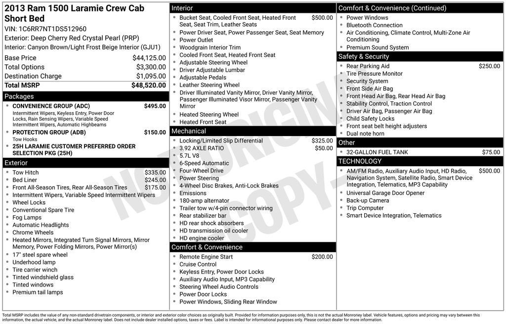 ram ram 1500 pickup 2013 1C6RR7NT1DS512960 image ram ram 1500 pickup 2013 1C6RR7NT1DS512960 image